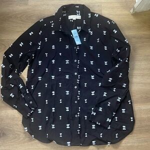 NWT LOFT Clip Everyday Pocket Shirt